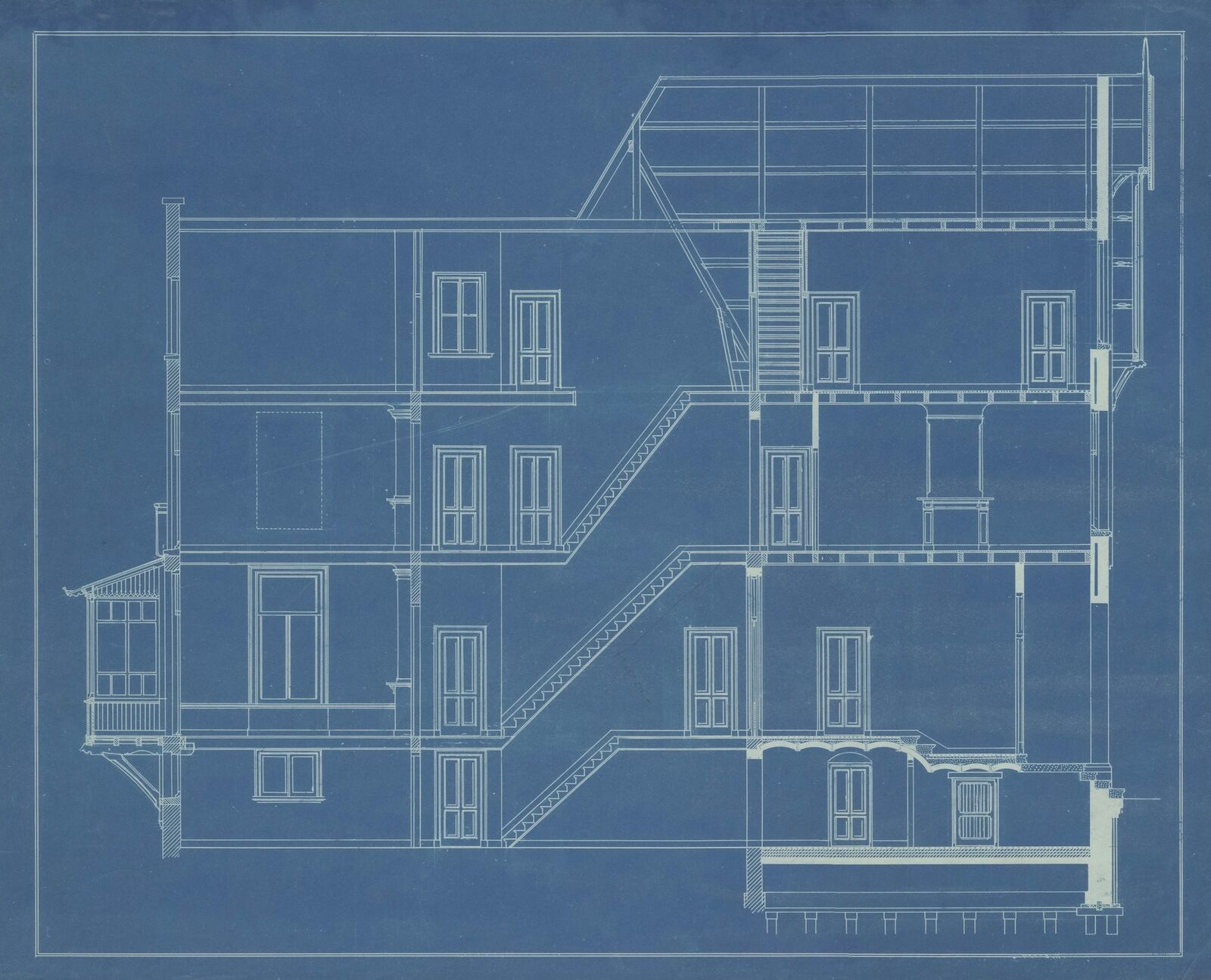 Desenho técnico histórico de edificação